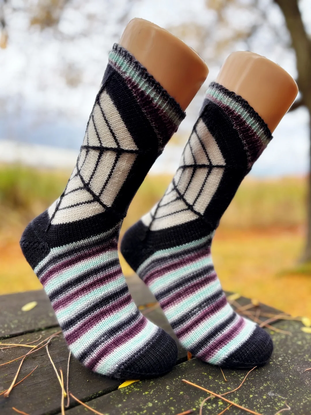 HalloWeb Socks | Knitting pattern and Optional kits - Image 3