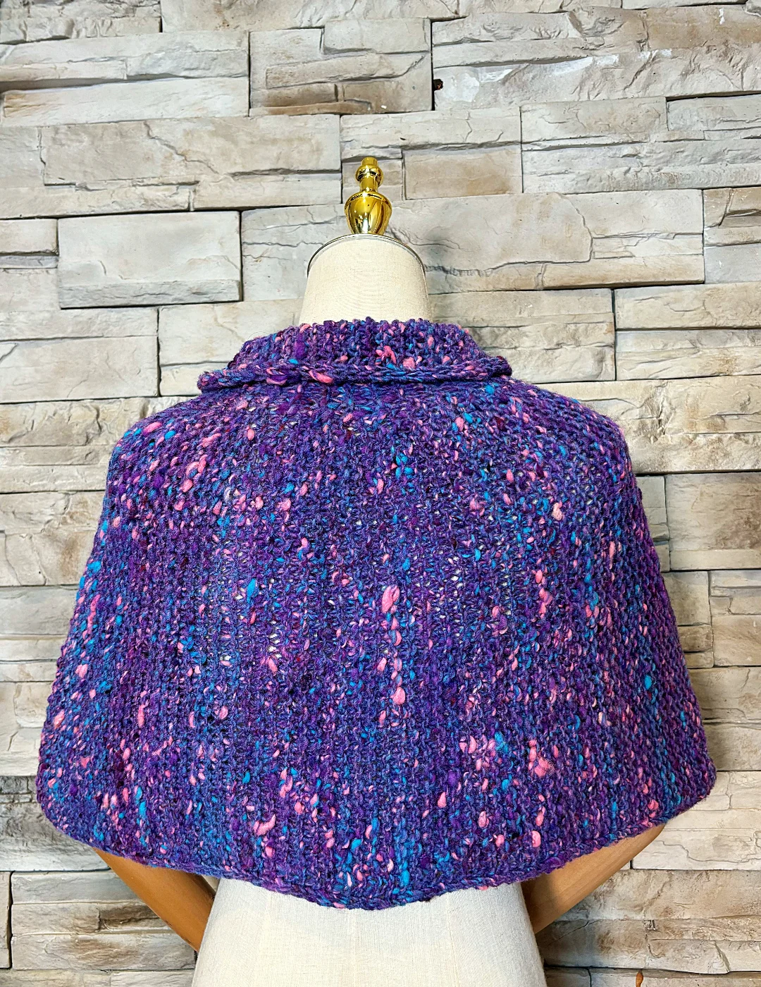 Highland Hearth Capelet | Knitting Pattern and Optional Kits - Image 6