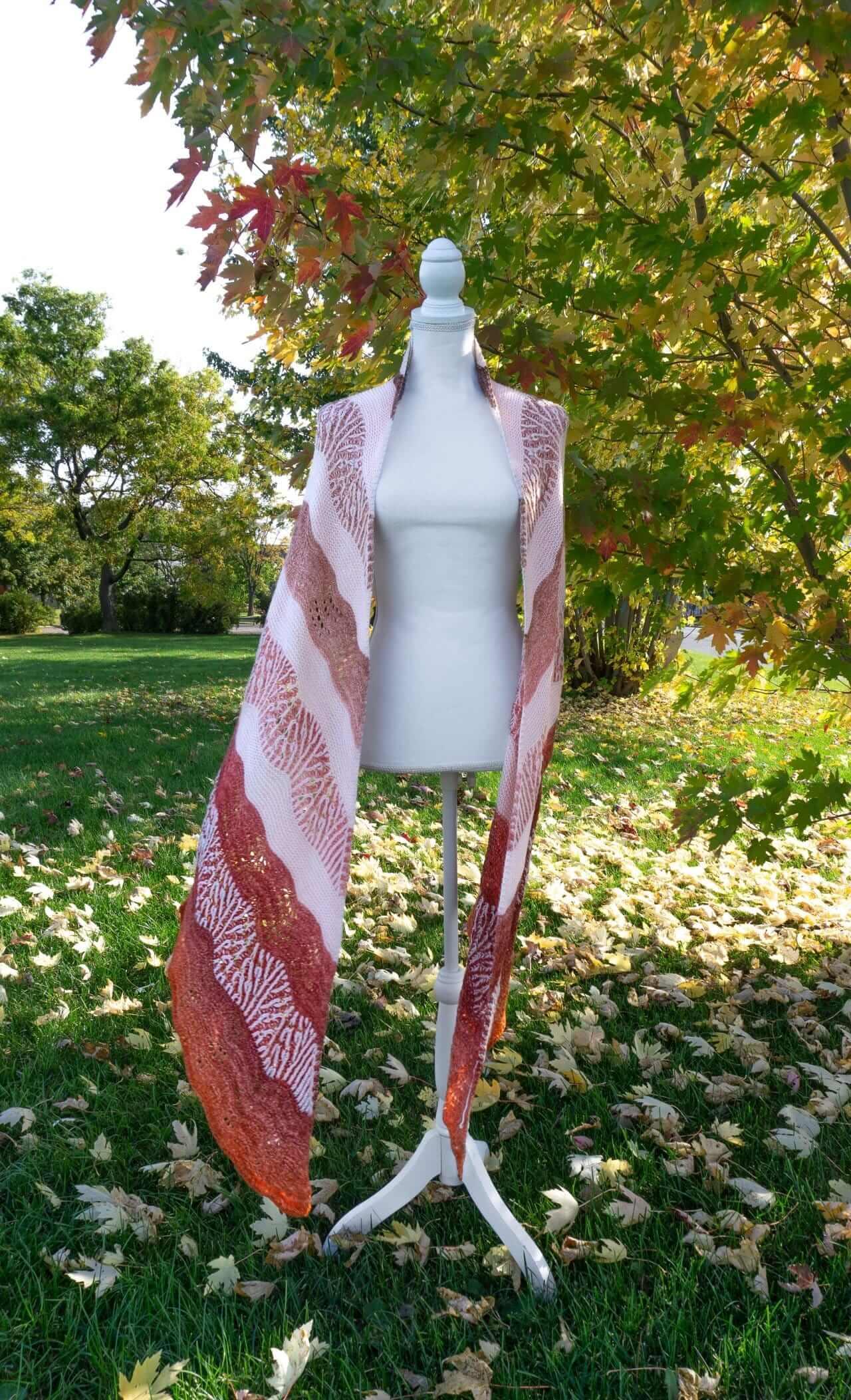 Highlands Sunset Shawl Knitting Kit - Image 8