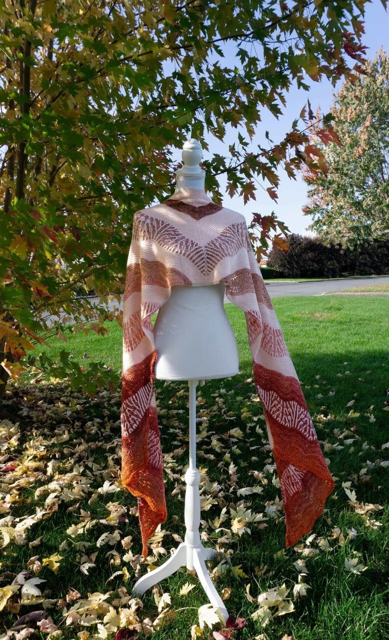 Highlands Sunset Shawl Knitting Kit - Image 9