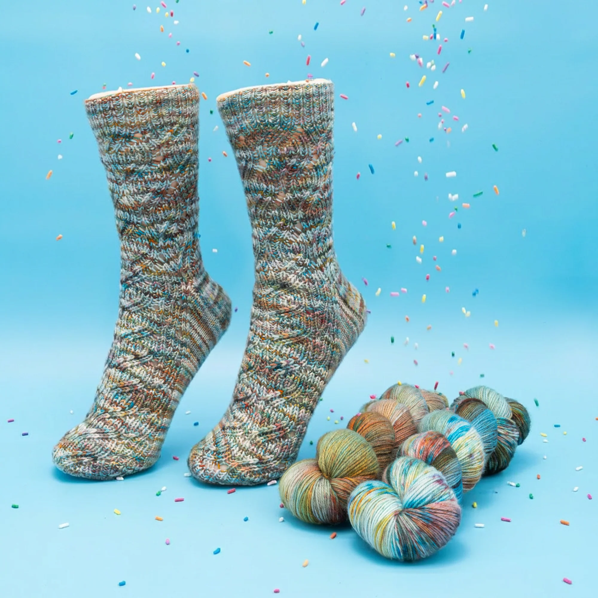 Ice Cream Sundae Socks - Knitting Kits - Image 4
