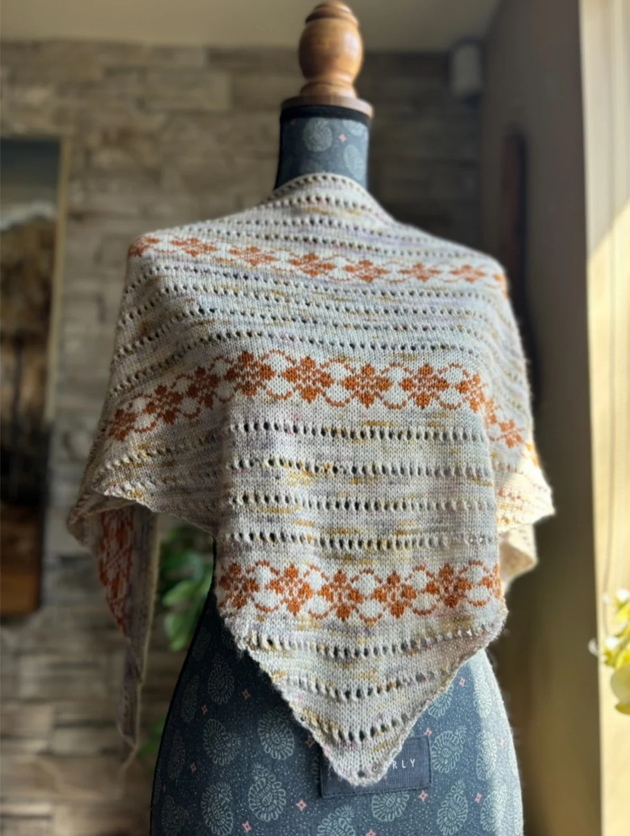 Ixora Shawl - Knitting Pattern and Optional Kit - Image 6