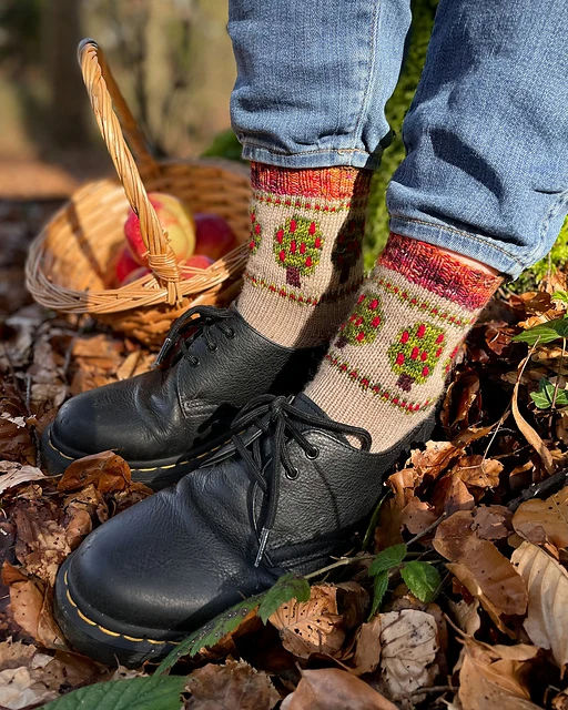 Joyful Colorwork Socks by Charlotte Stone - Image 2