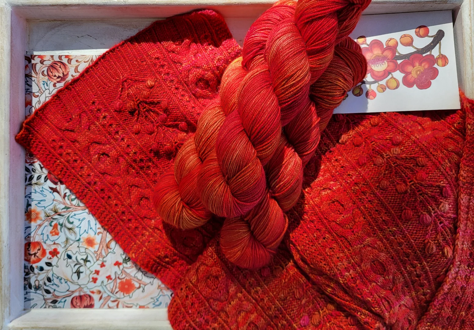 Kalyna Scarf | Knitting kit - Image 2