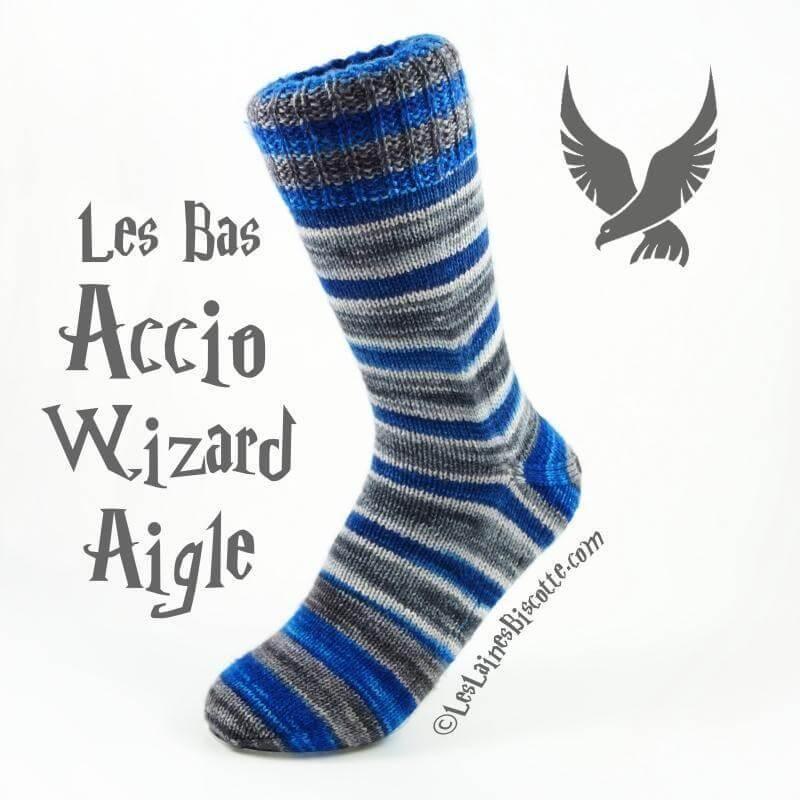 WIZARD SOCK KNITTING KIT - Yarn (2 X 50 gr) & Pattern - Image 3