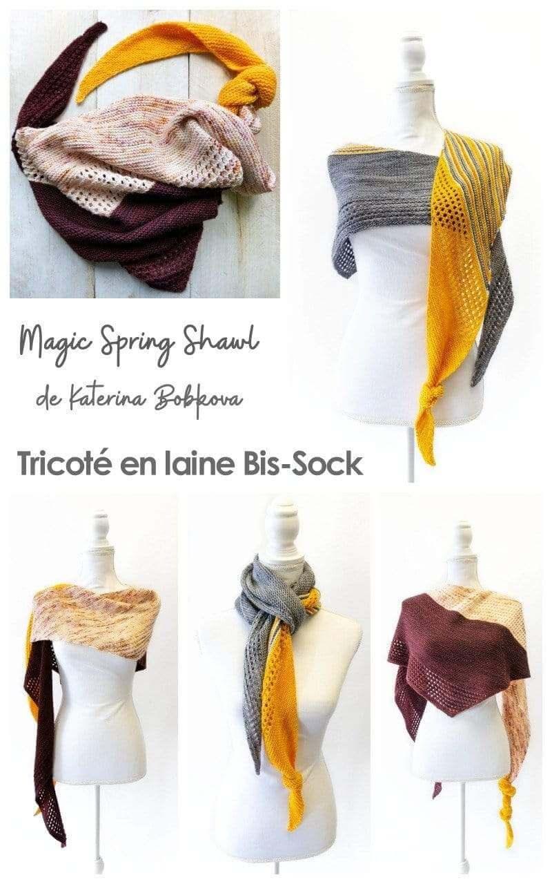 MAGIC SPRING SHAWL knitting kit by Katerina Bobkova - Image 3
