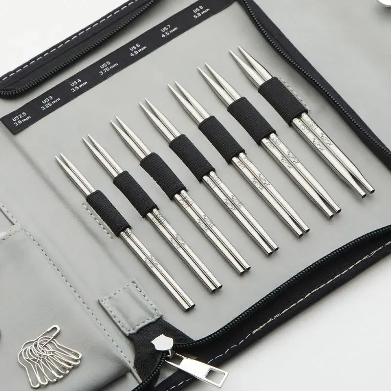 KnitPro Stelo Normal IC Needle Sets in Case 5"