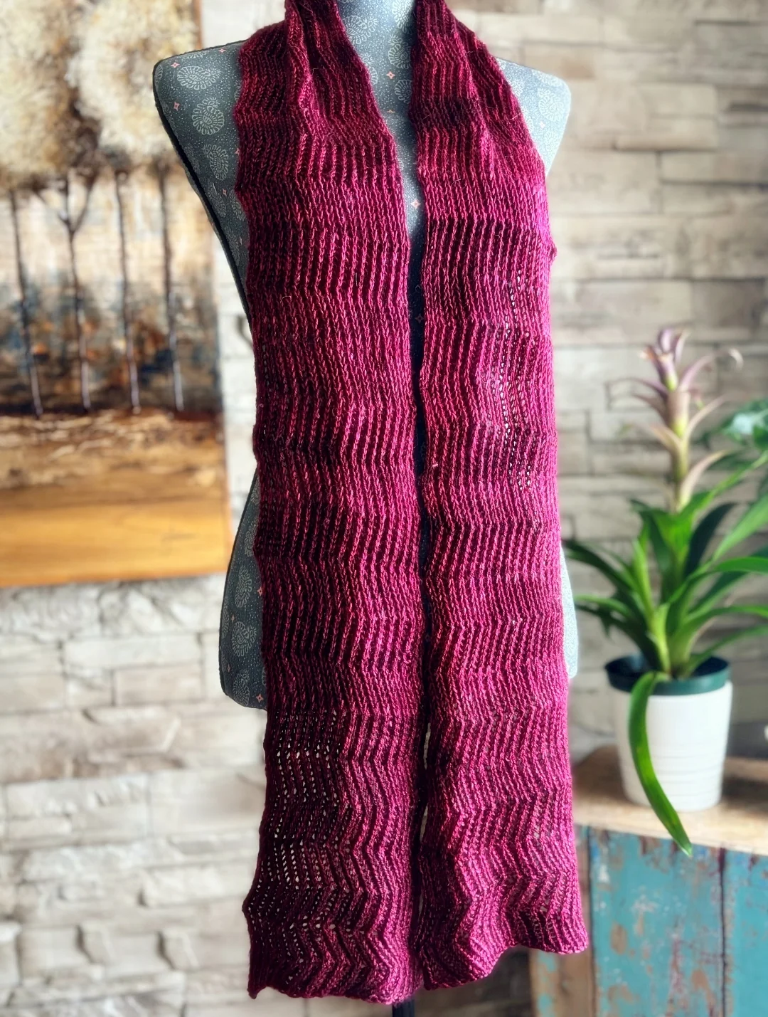 Knitspirit Scarf - Knitting pattern and Optional kit - Image 2