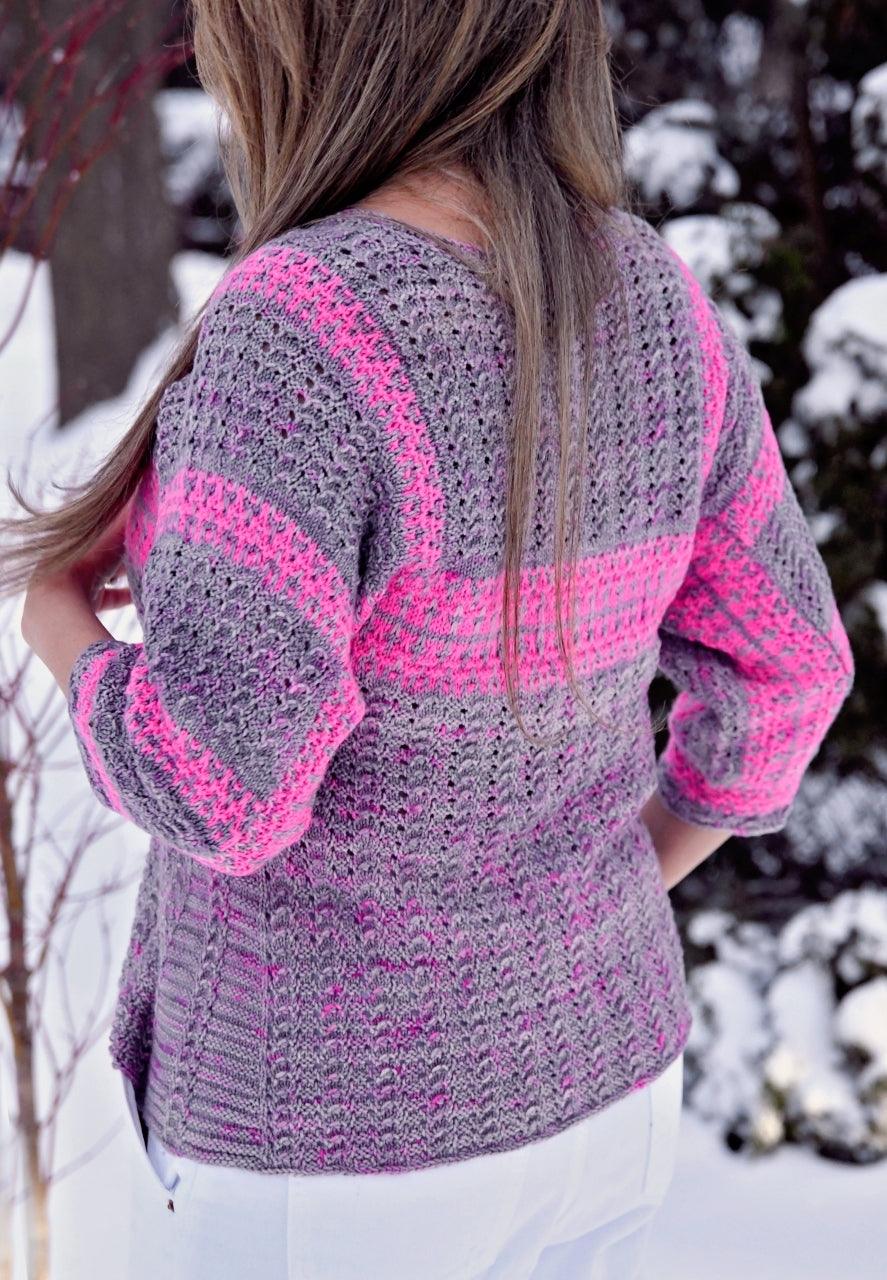 Knitting kit - JUNIPER BROOK dolman by Jennifer Beale - Image 3