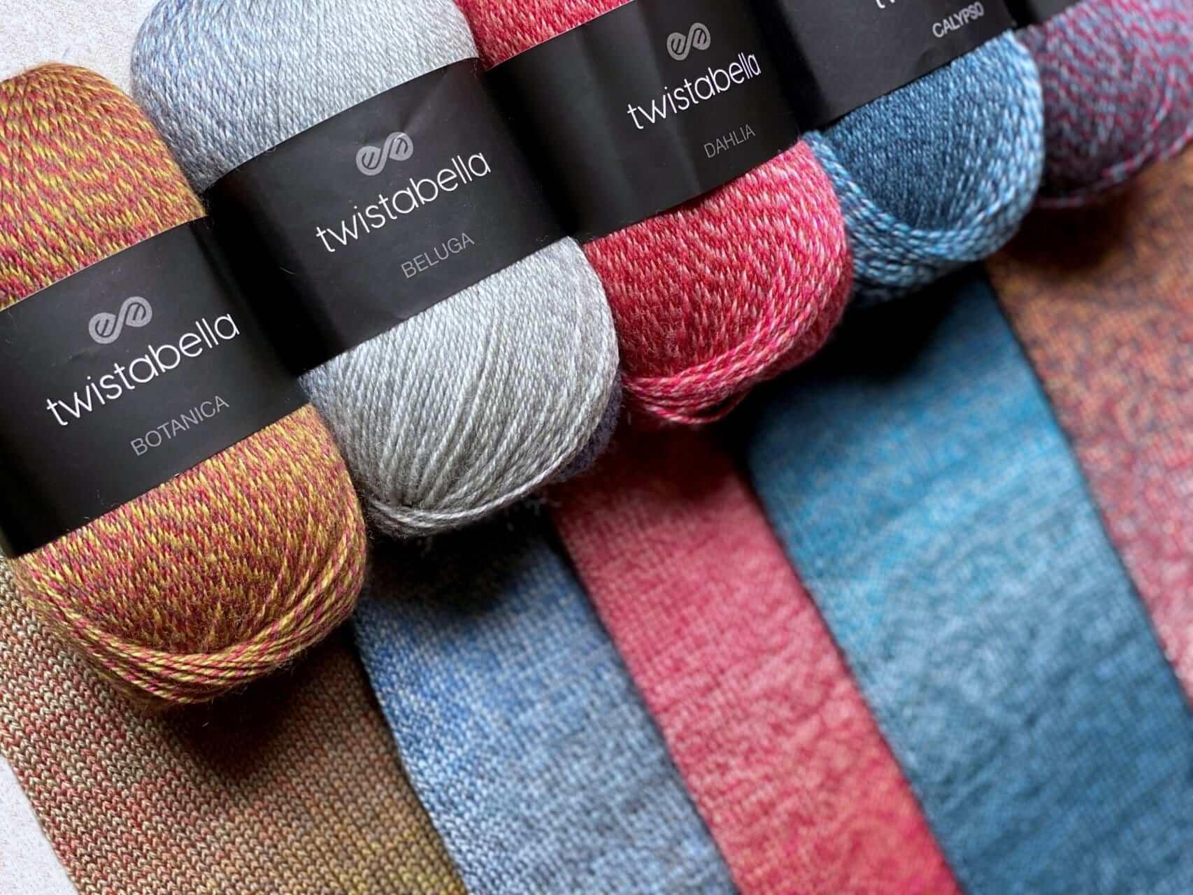 Gradient yarn Twistabella - Ombre colored stripes - Image 8
