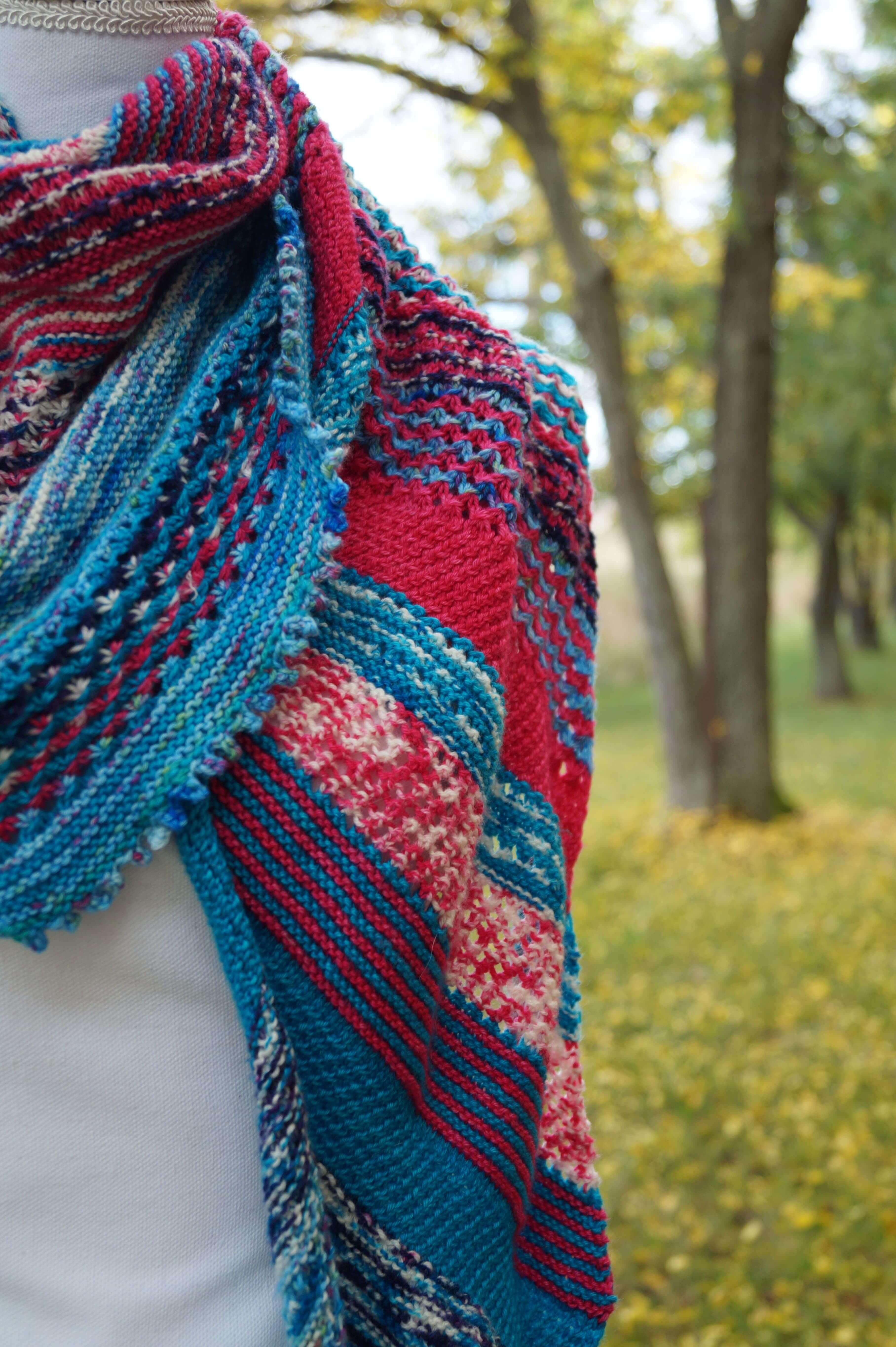The Unpredictable Shawl Knitting Pattern - Image 4