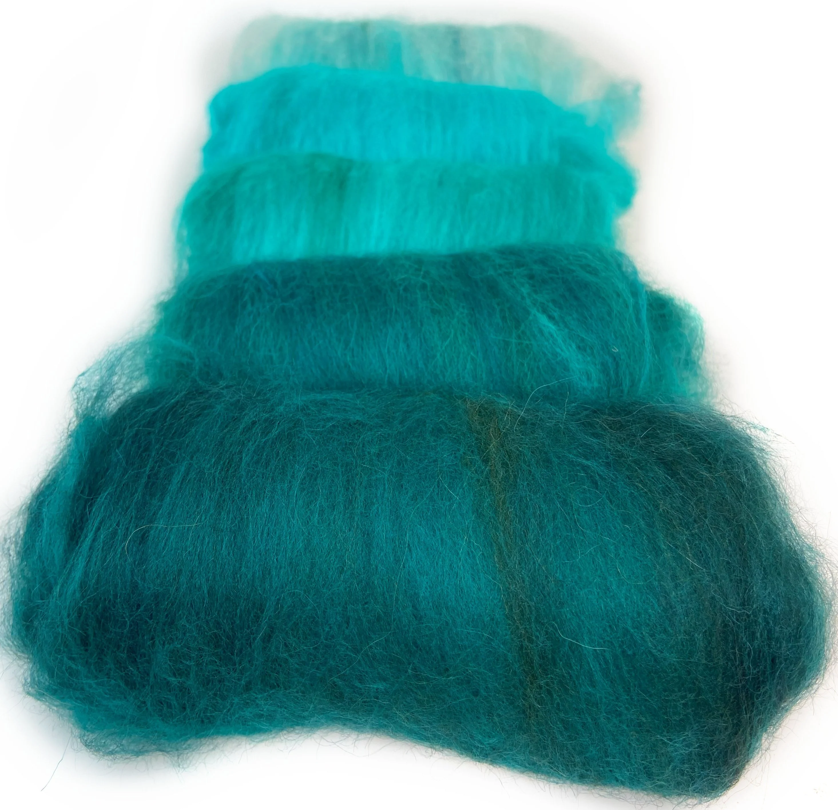 Merino Mohair for yarn spinning, felting and crafting projects. - Image 3