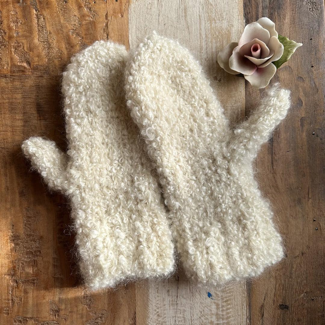 Mitaines Bouclées - Knitting pattern