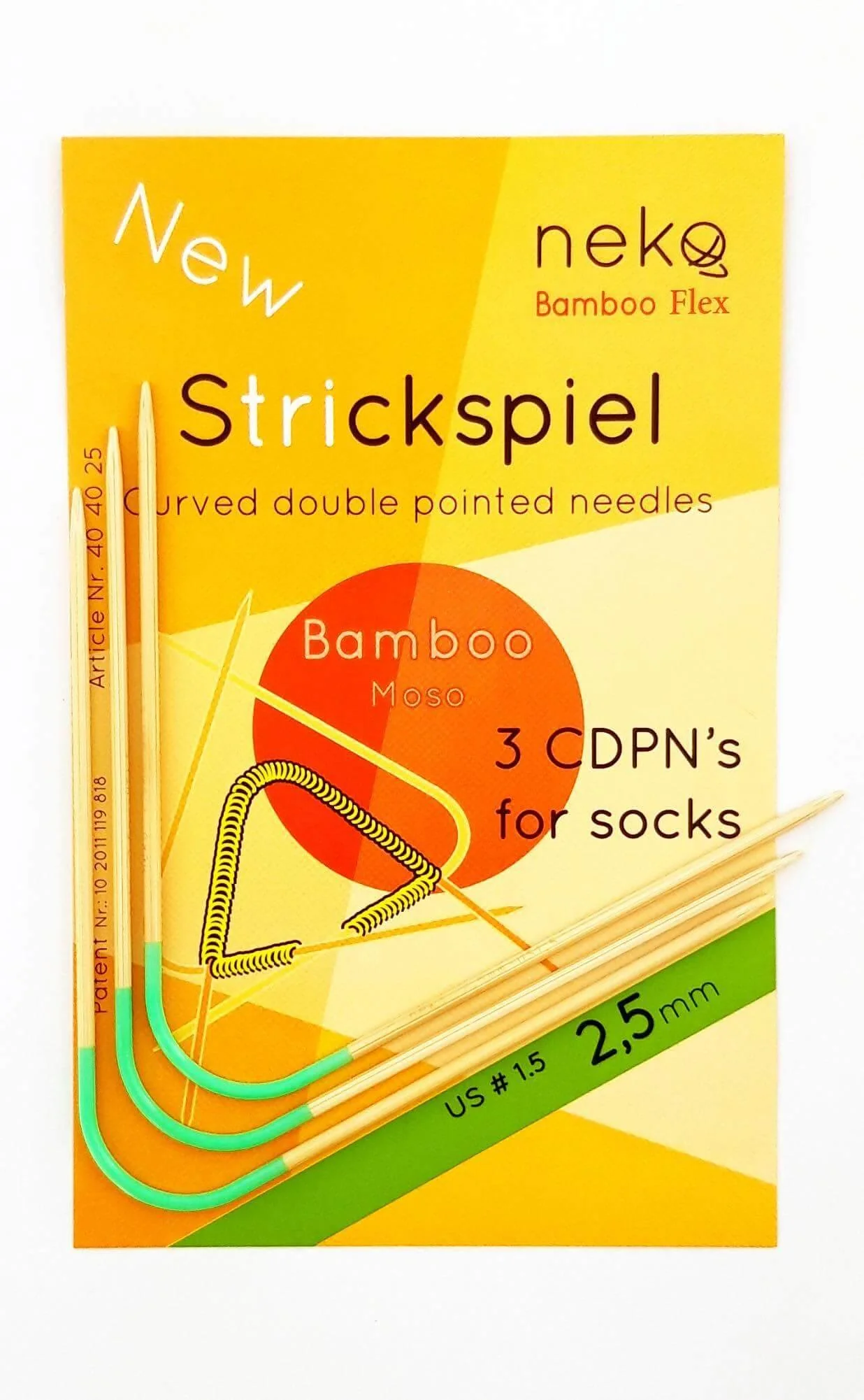Neko Double pointed needles Bamboo Flex - Image 2