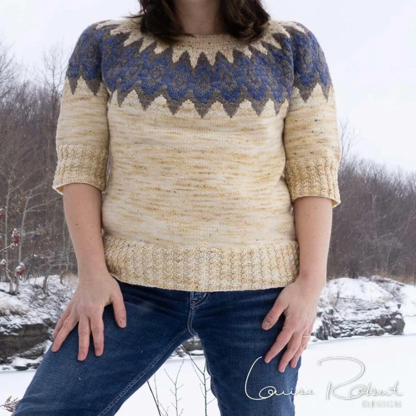 Notre Dame Pullover - KNITTING KIT - Image 6