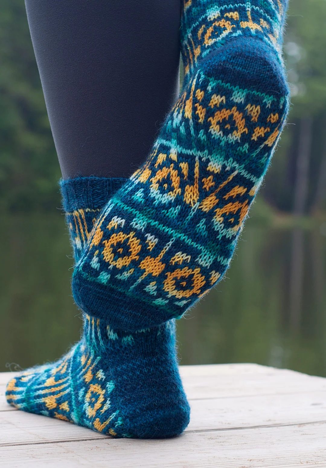 Lakeside Retreat Socks | Knitting pattern and Optional kits - Image 3
