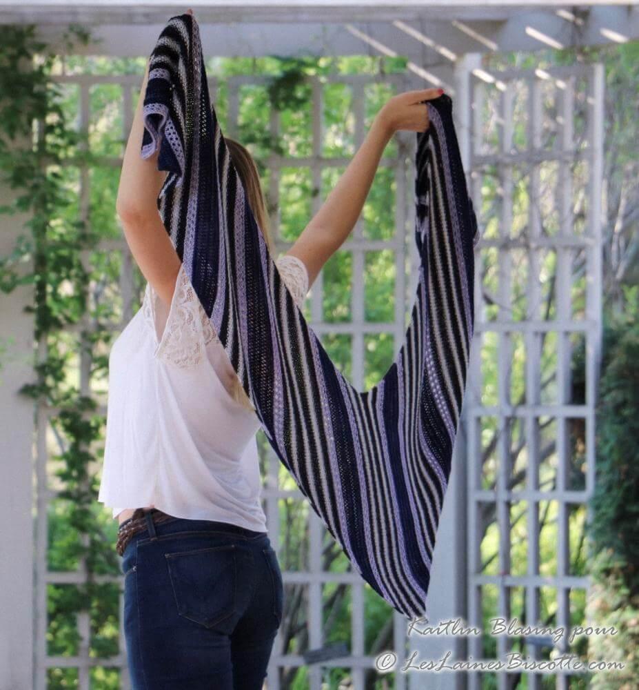 Cascading Angles Shawl Pattern - Image 4