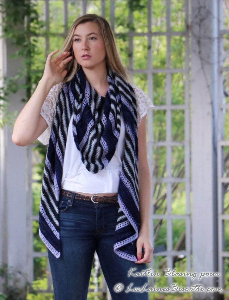 Cascading Angles Shawl Pattern - Image 8