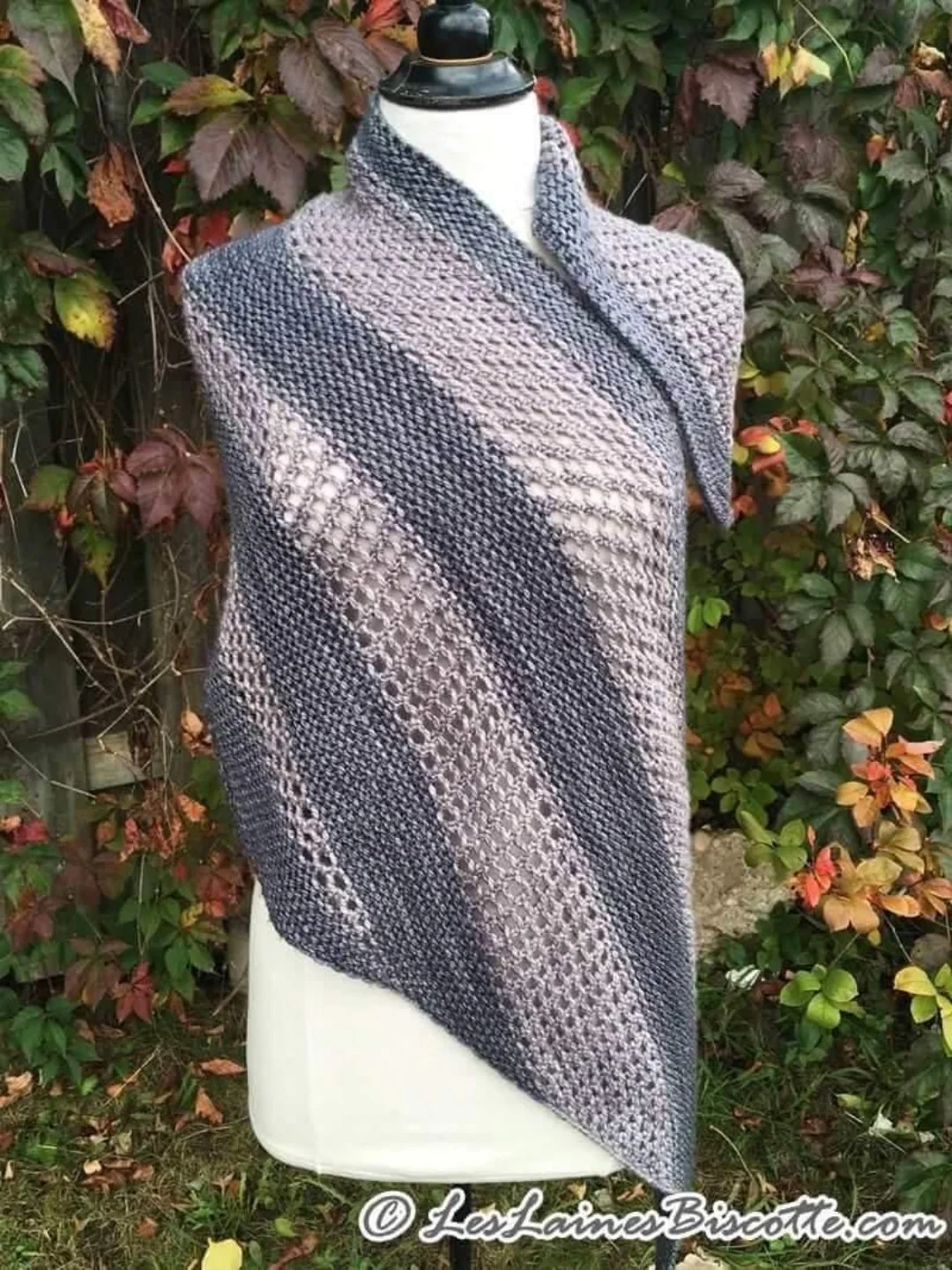 Biscornu Shawl | Knitting pattern and Optional Kits - Image 7