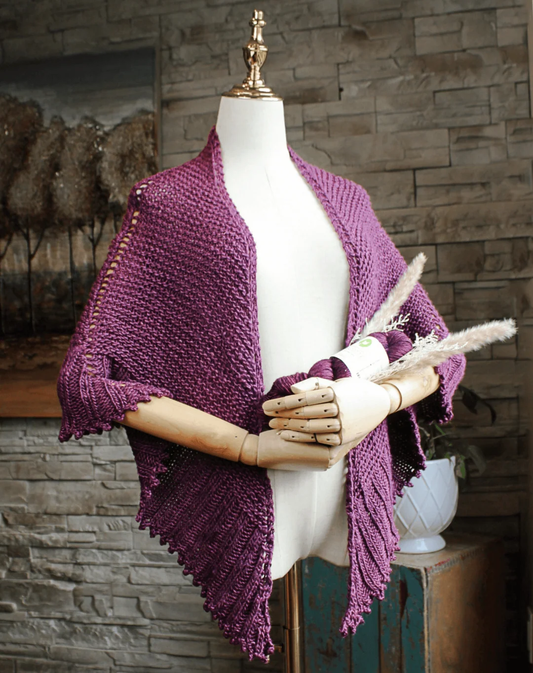 Palmer House Shawl - Free Knitting Pattern and Optional Kit - Image 6