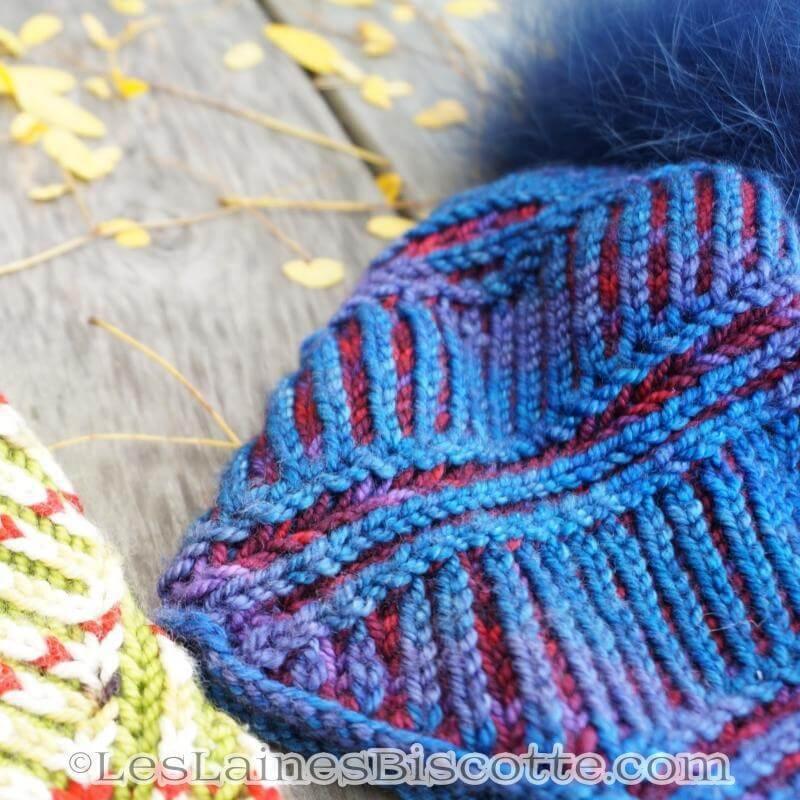 Hat Knitting Pattern Spiral Brioche Hat - Image 3