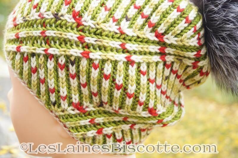 Hat Knitting Pattern Spiral Brioche Hat - Image 8