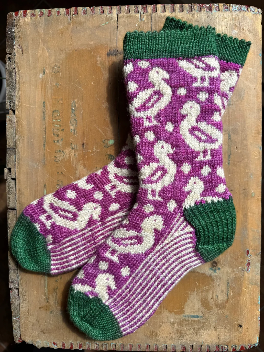 Petits Canards Socks | Knitting Pattern and Optional Limited Edition Kit