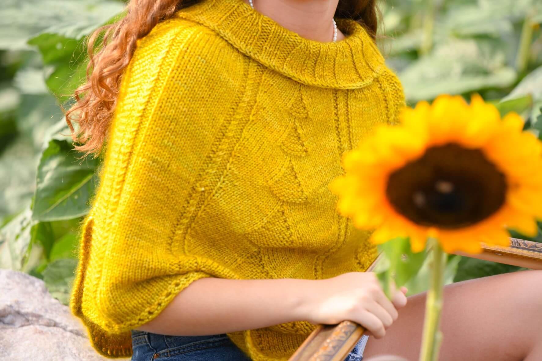 Pine Mountain Poncho knitting pattern - Image 3