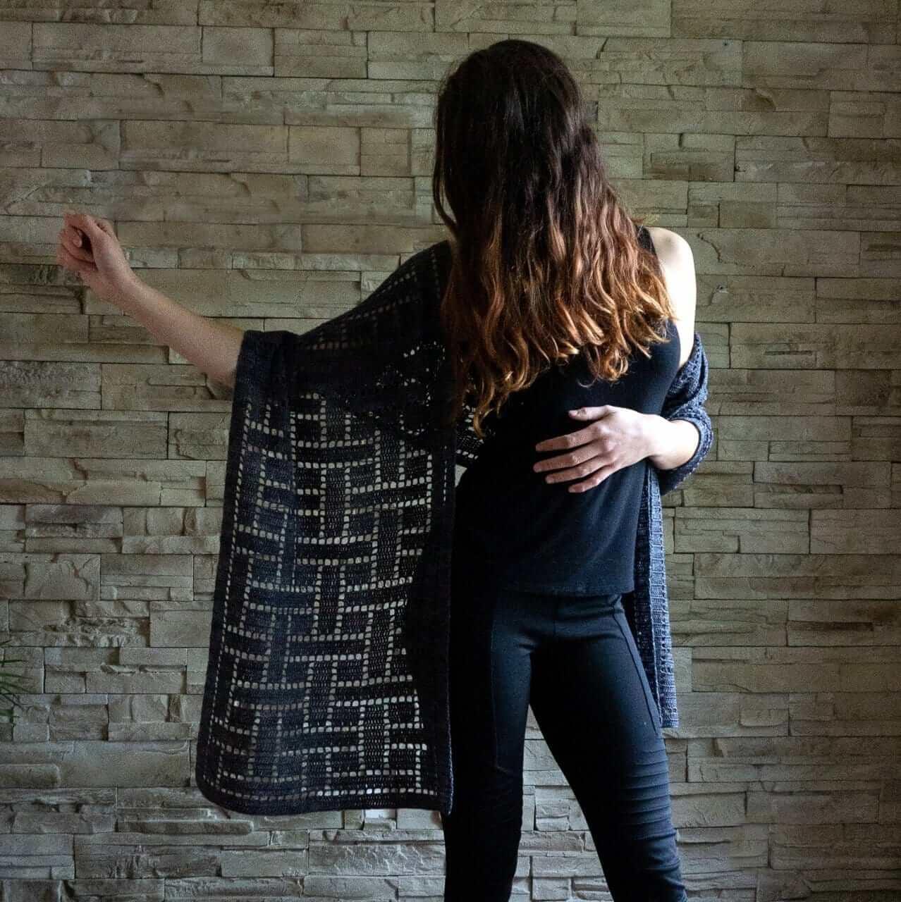 Plain Weave - Crochet Shawl Pattern