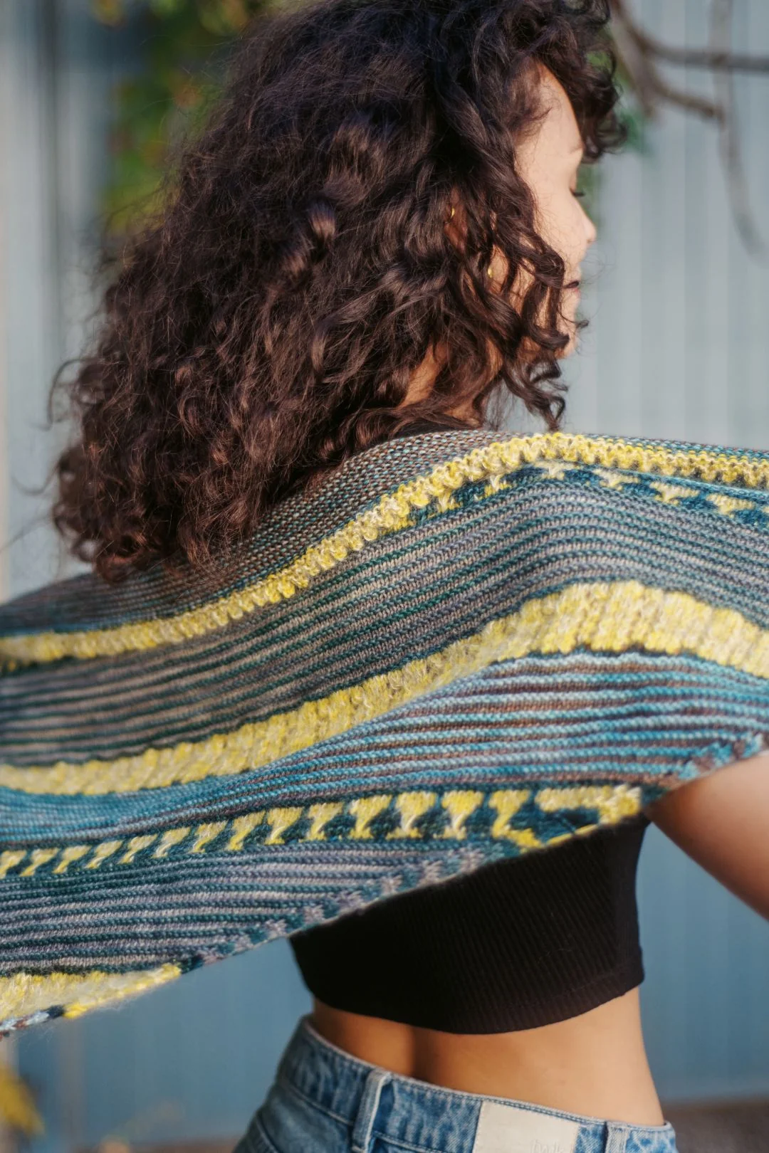 Polar Express Shawl | Knitting pattern and Optional kits - Image 5