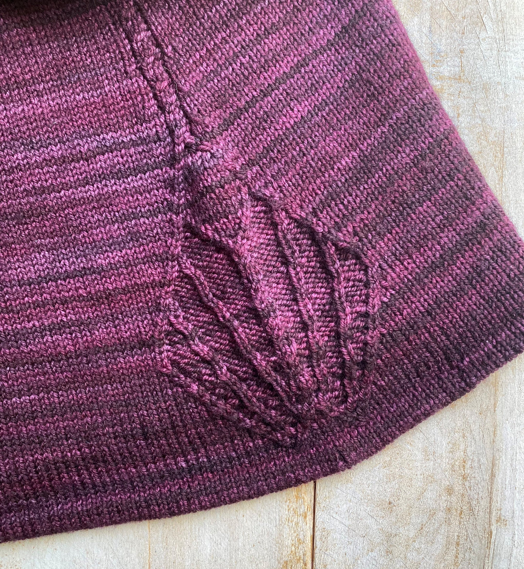 Queen Of Spades Sleeveless Pullover | Knitting pattern and Optional kits - Image 4
