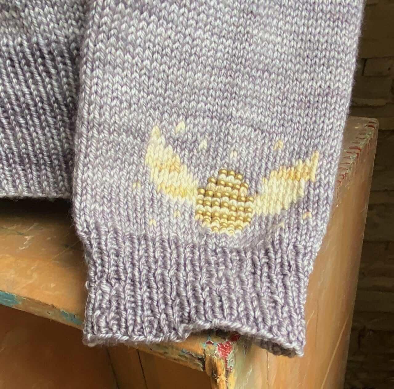 Quidditch Yoke Pullover | Knitting kit - Image 3