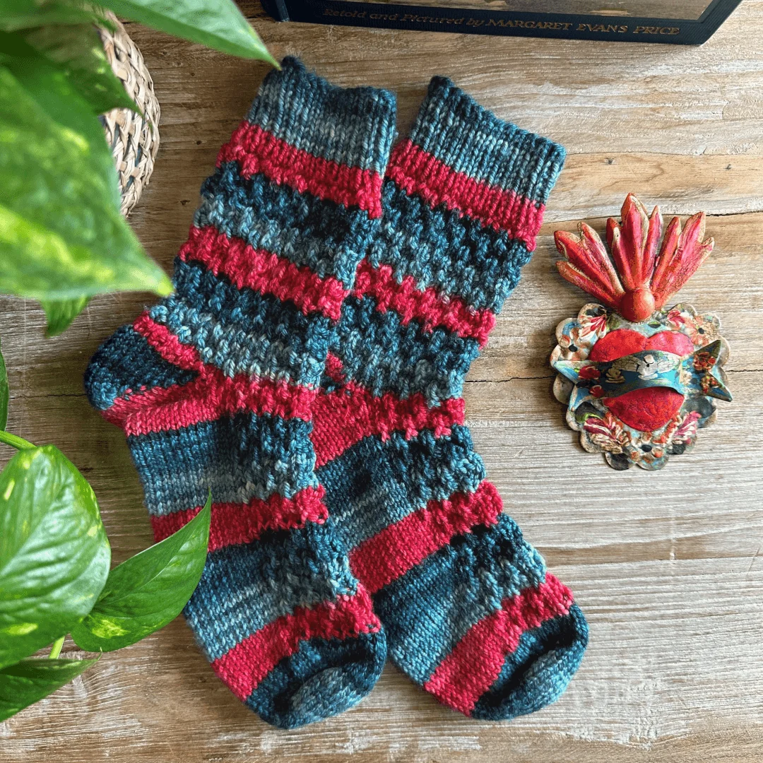 Rudolph's Socks | knitting pattern and knitting kits - Image 3