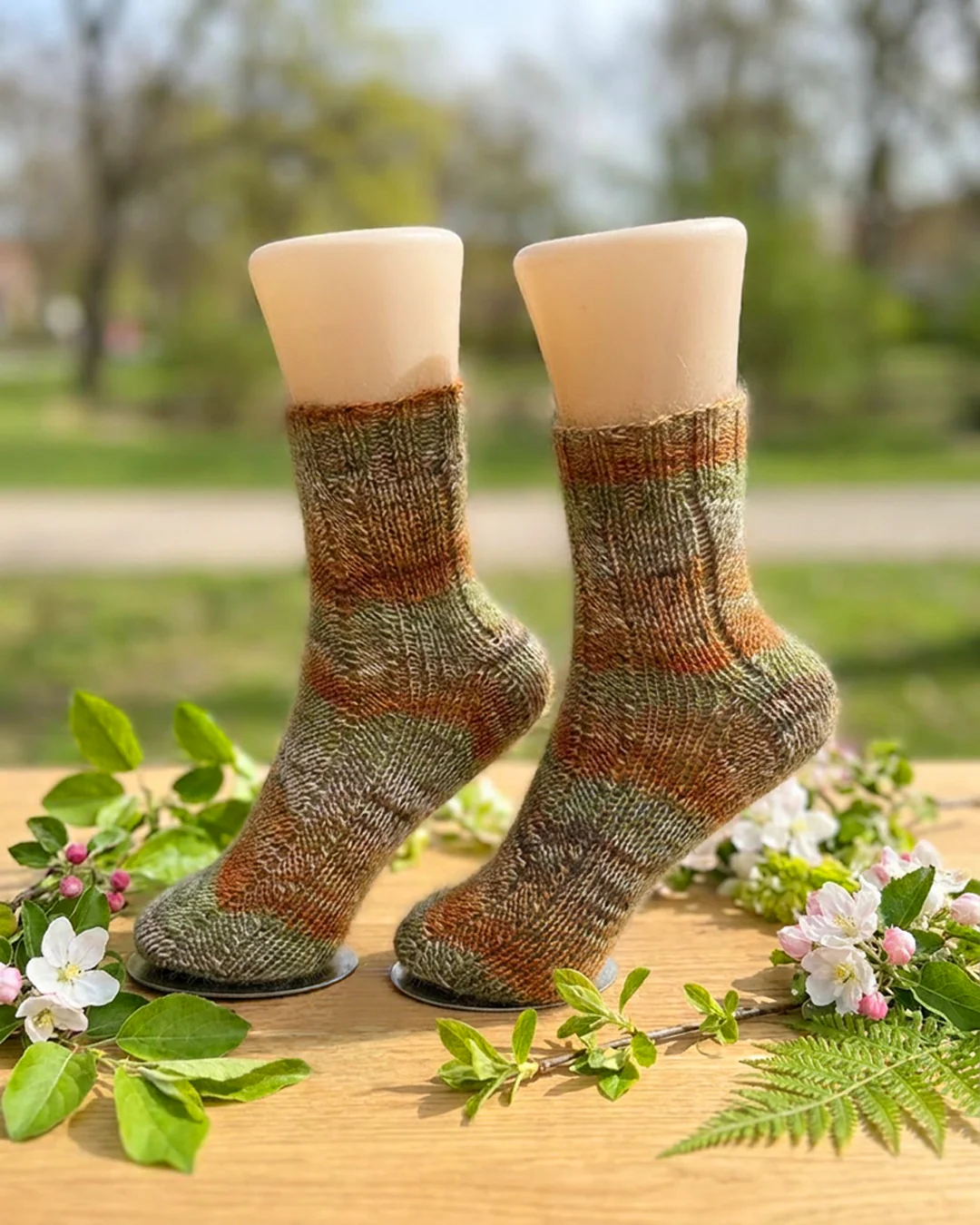 Shifted Lines Socks | Knitting pattern and Optional kit