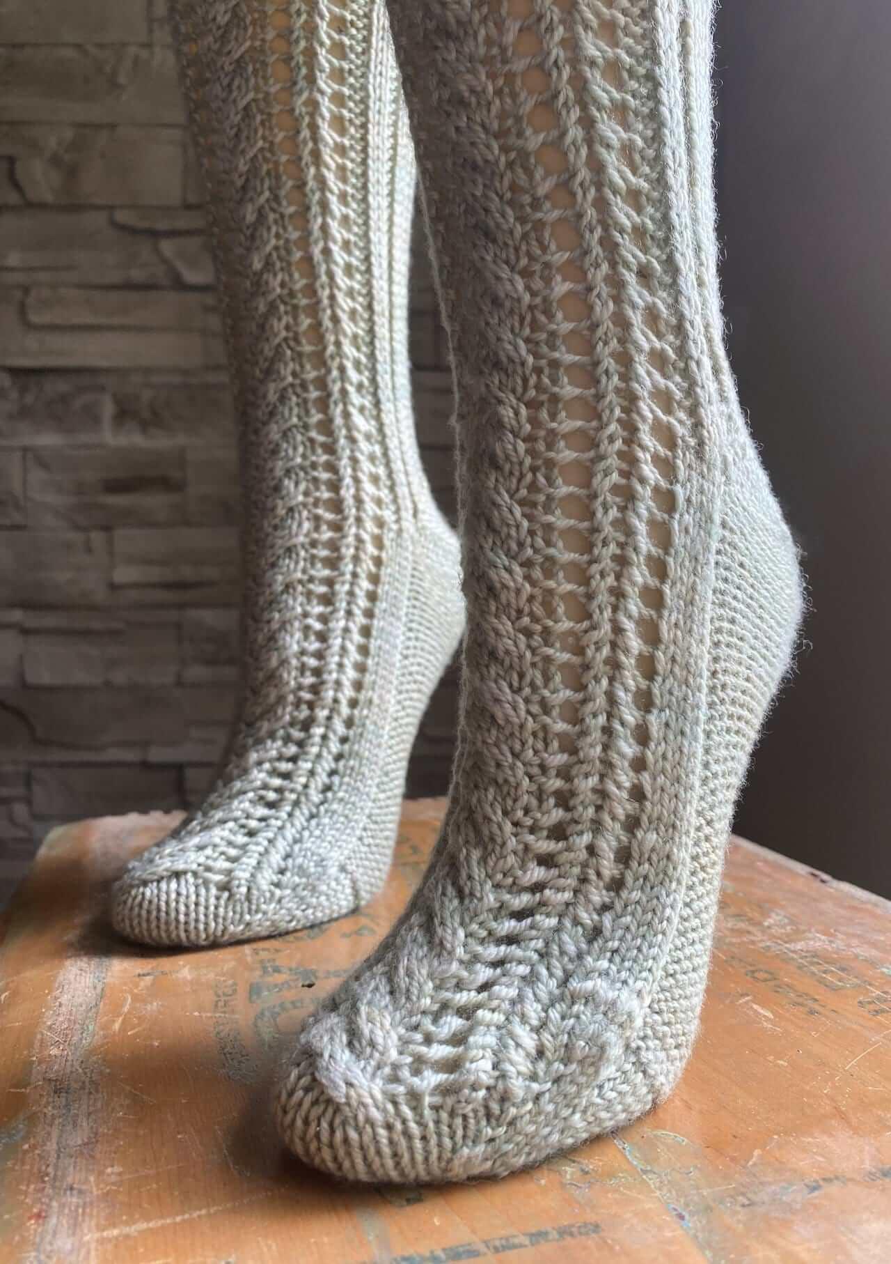 Silken Lounge Socks Pattern - Image 4