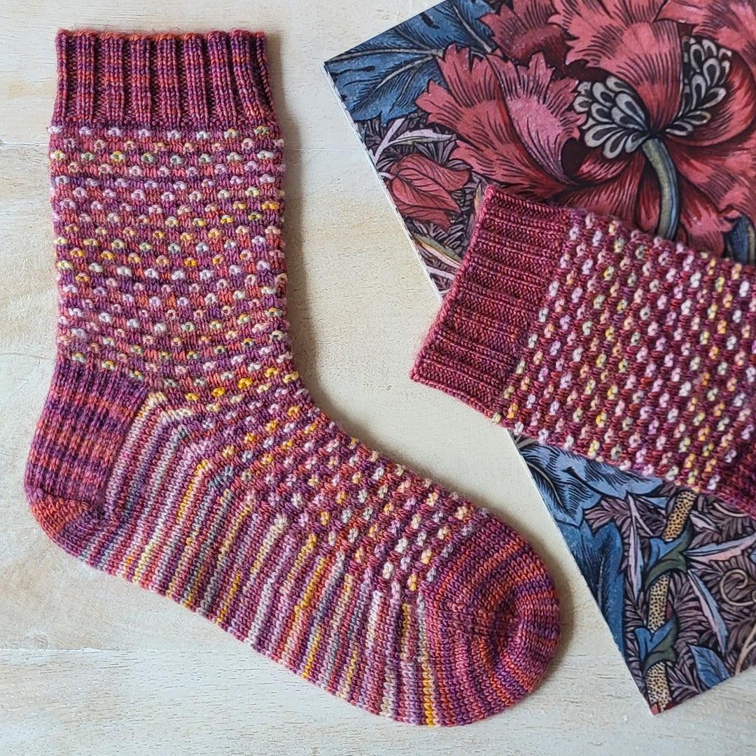 Sugar Cube Socks | Knitting Pattern and Optional Kits - Image 5