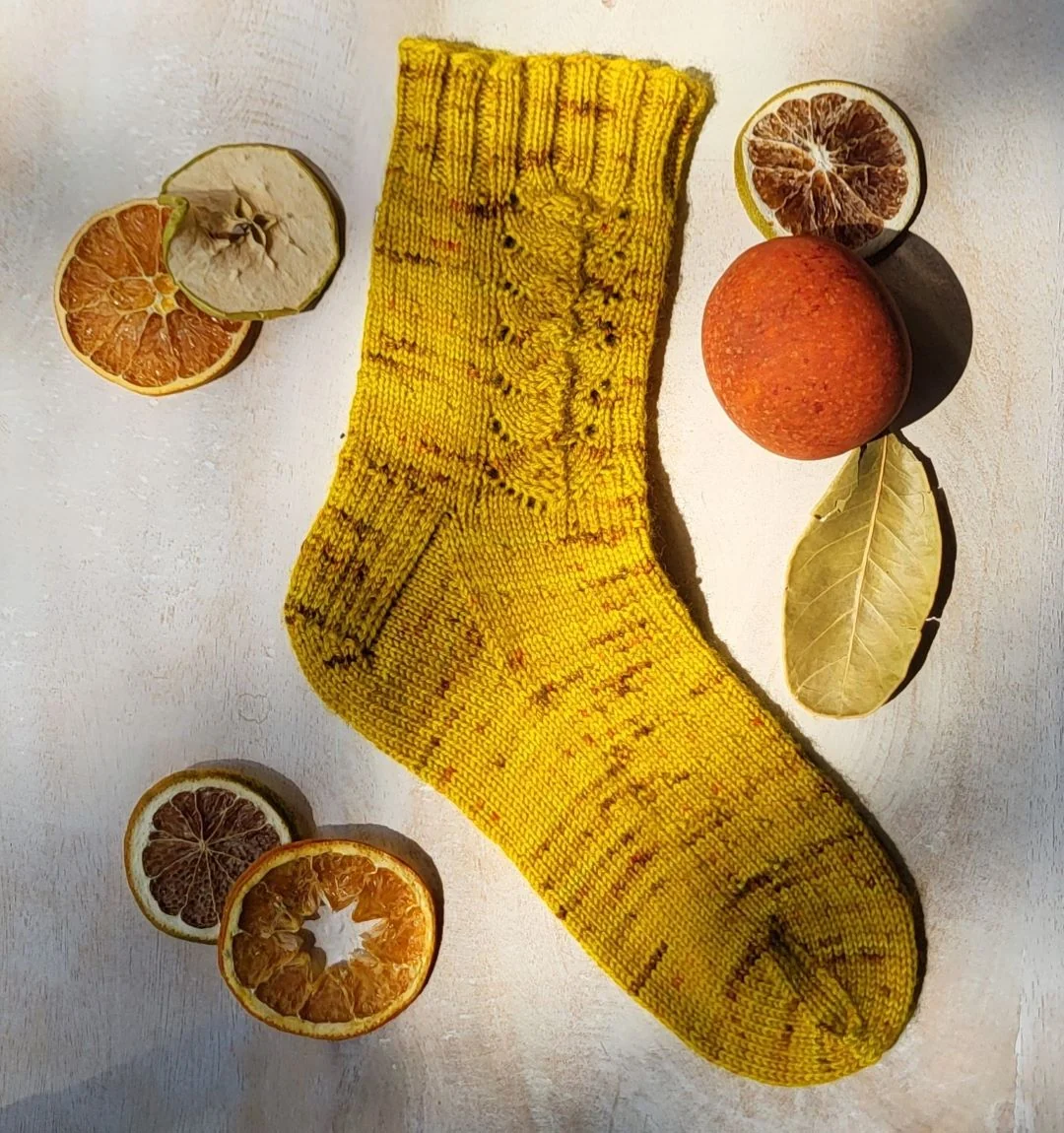 Sun Rise and Shine Socks | Knitting Pattern and Optional Kit - Image 2