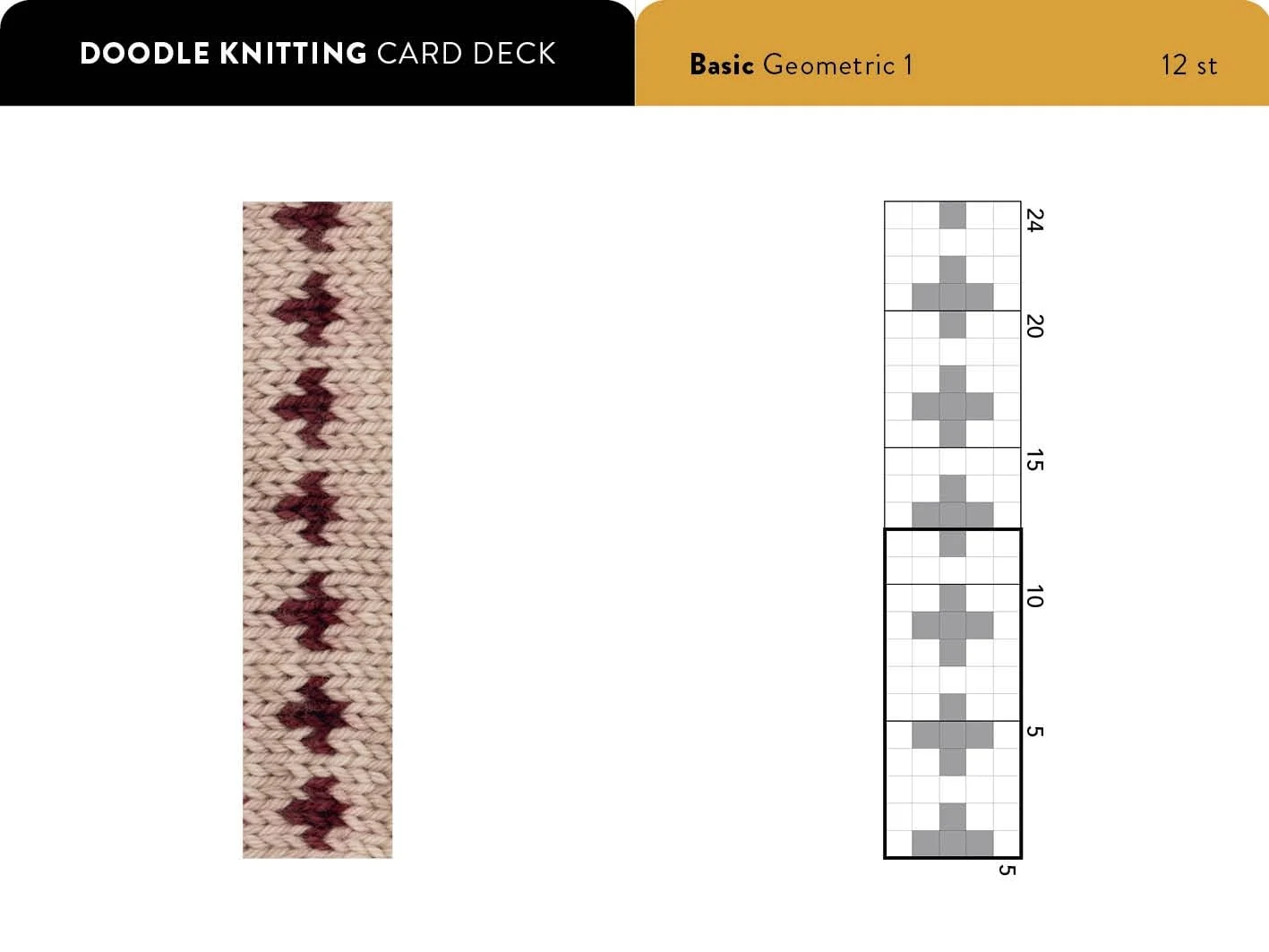 The Doodle Knitting Card Deck: 200 mix and match motifs - Image 4
