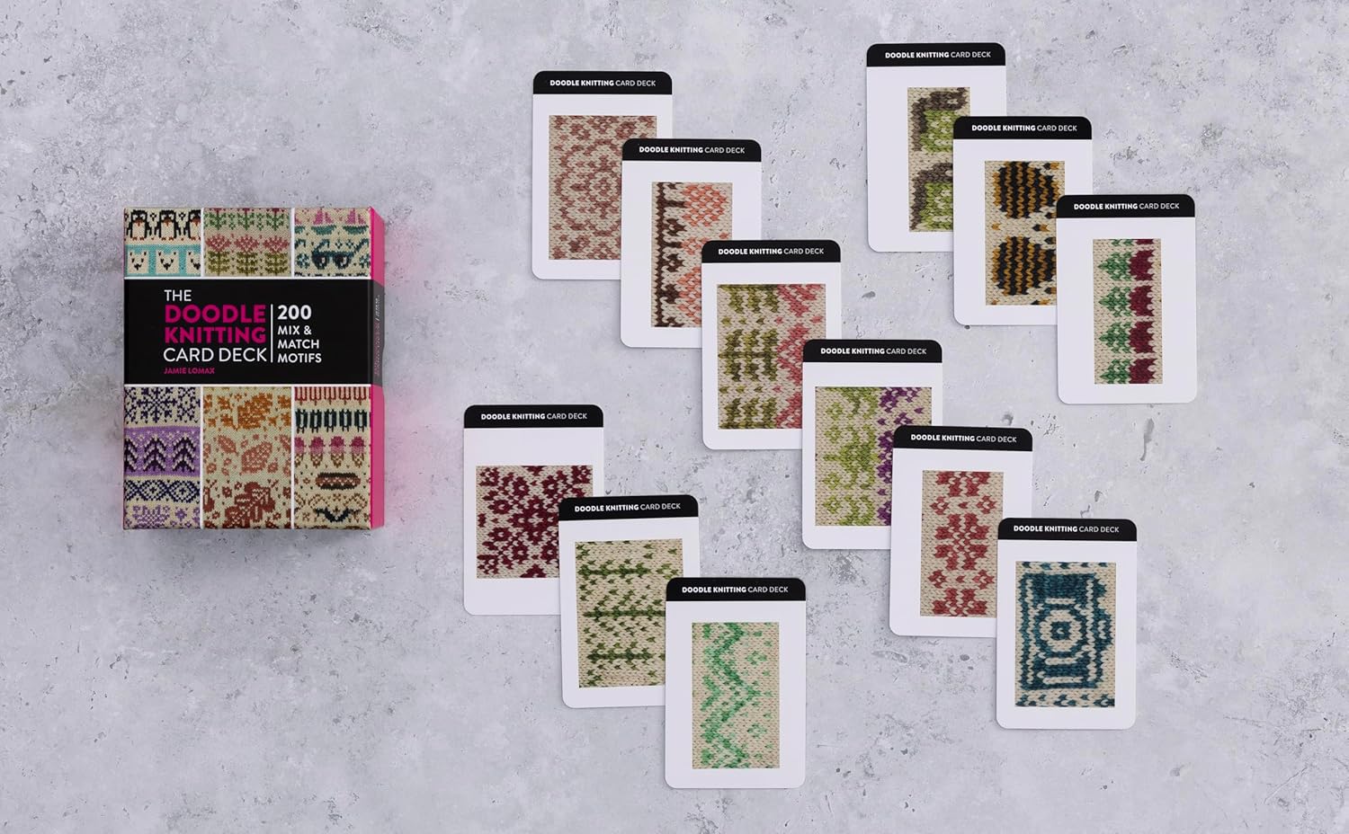 The Doodle Knitting Card Deck: 200 mix and match motifs - Image 5