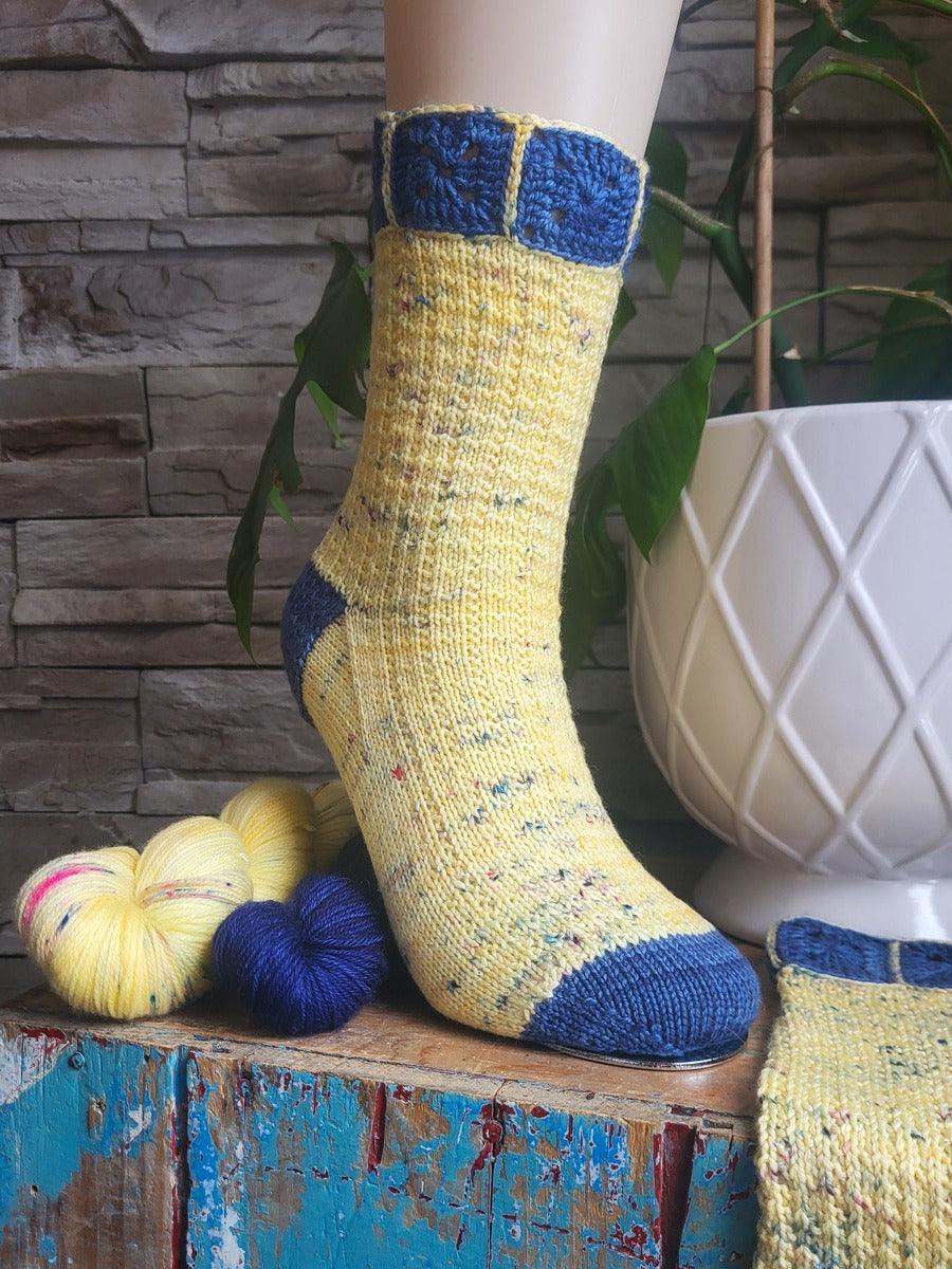 Tourmente socks - Knitting pattern