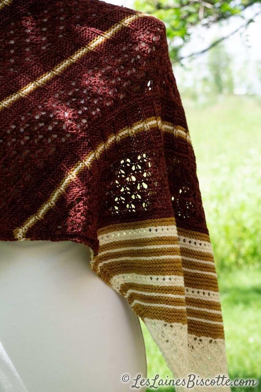 Tricolore Shawl Pattern - Image 3