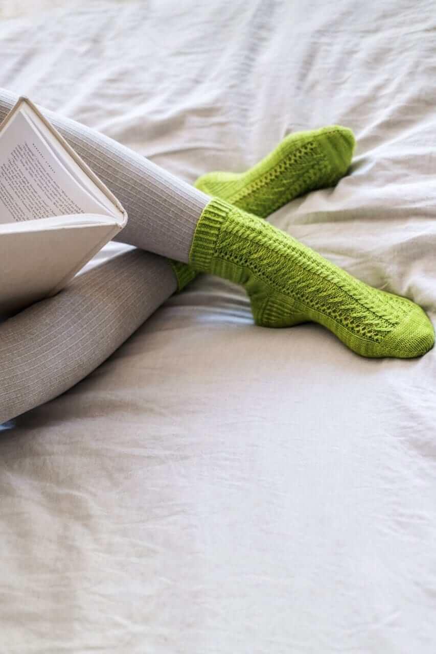 Twist Spring Socks - Knitting Pattern - Image 4
