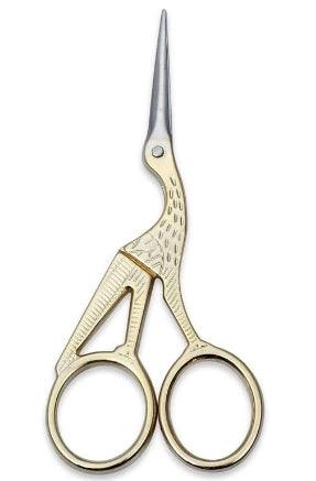 Stork Needlework Scissors - 4 1/2'' (11.4cm)