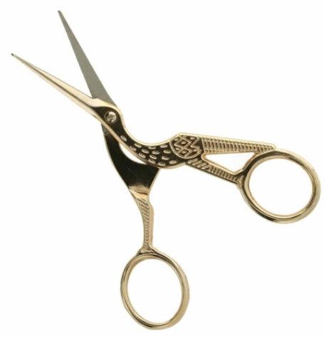 Stork Needlework Scissors - 4 1/2'' (11.4cm) - Image 2