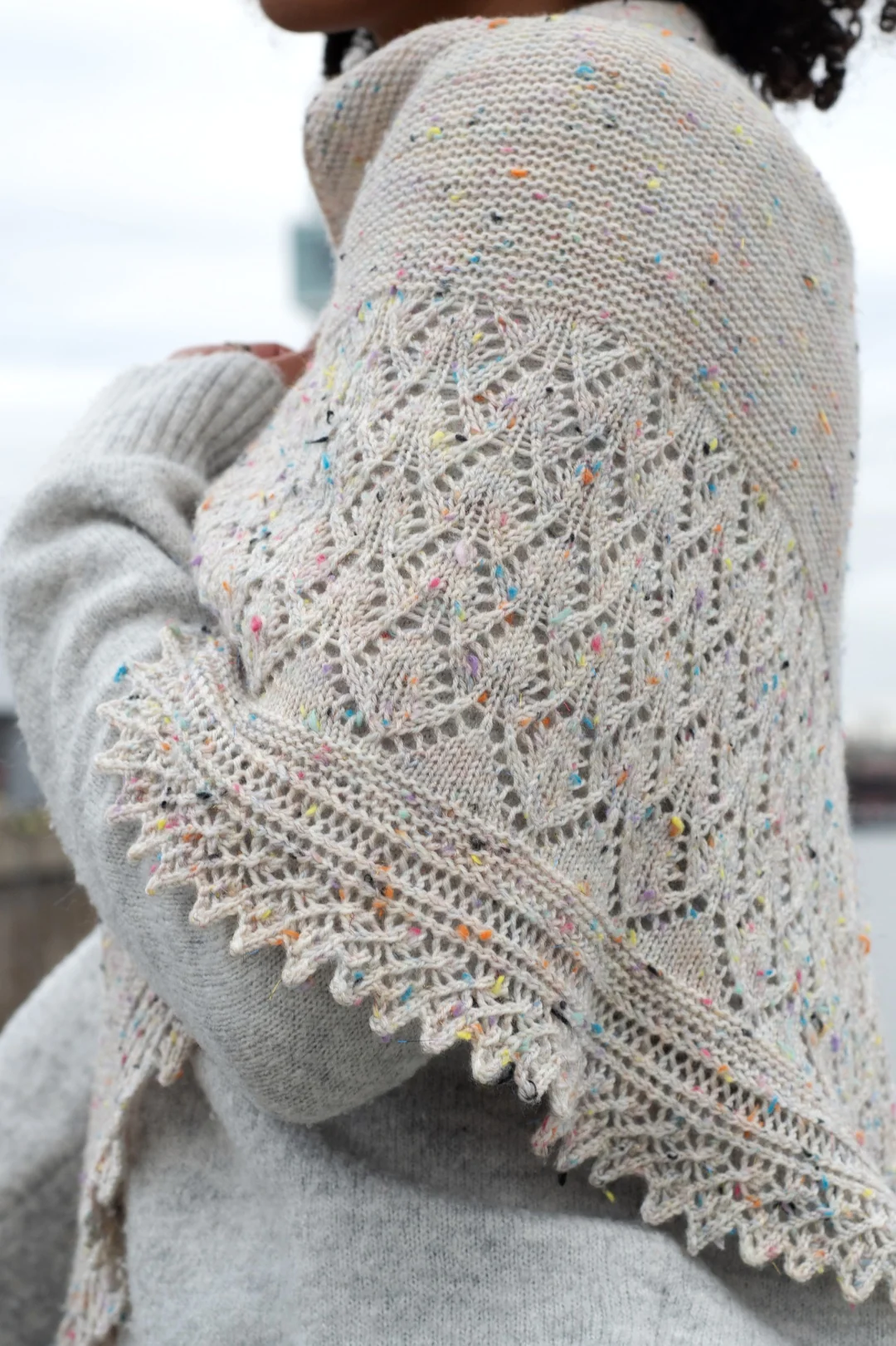 Vulkan Shawl | Knitting Kit - Image 2
