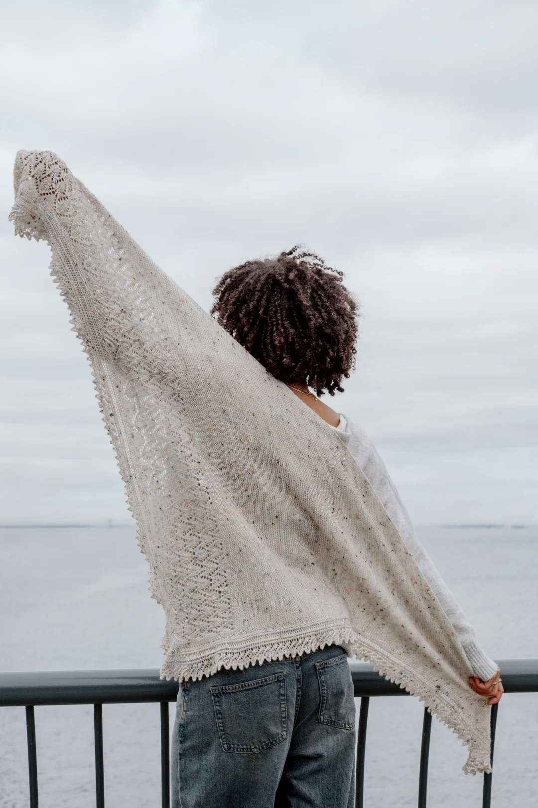 Vulkan Shawl | Knitting Kit - Image 4