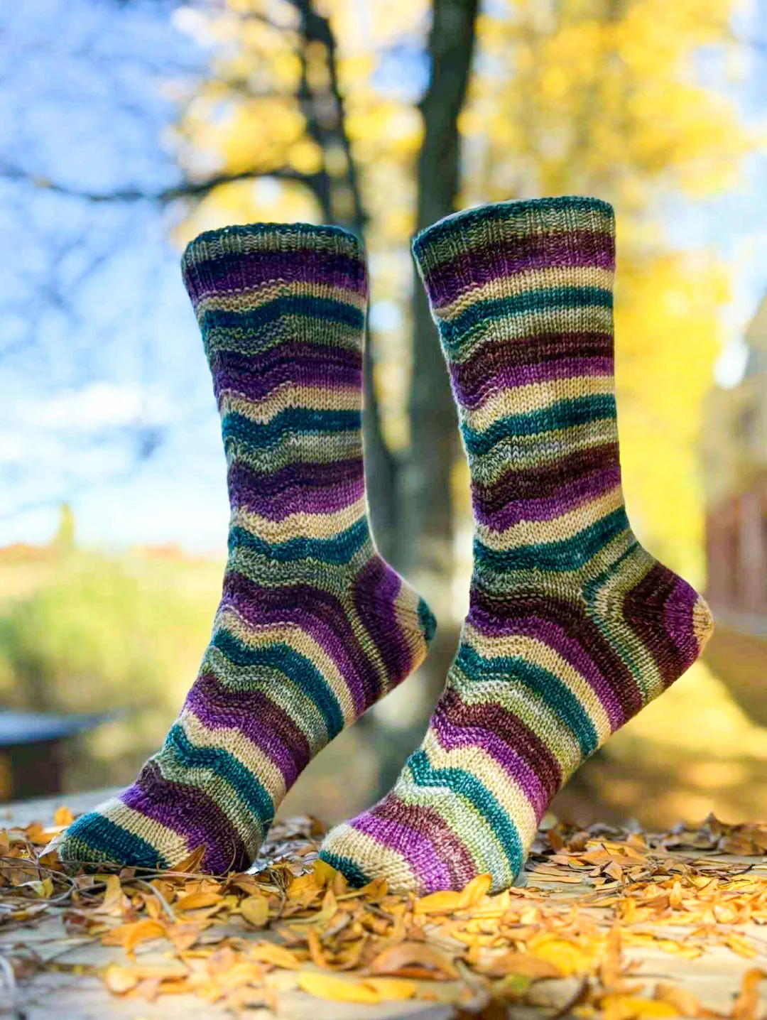 Wave the Way Socks | Knitting pattern and Optional kit - Image 2