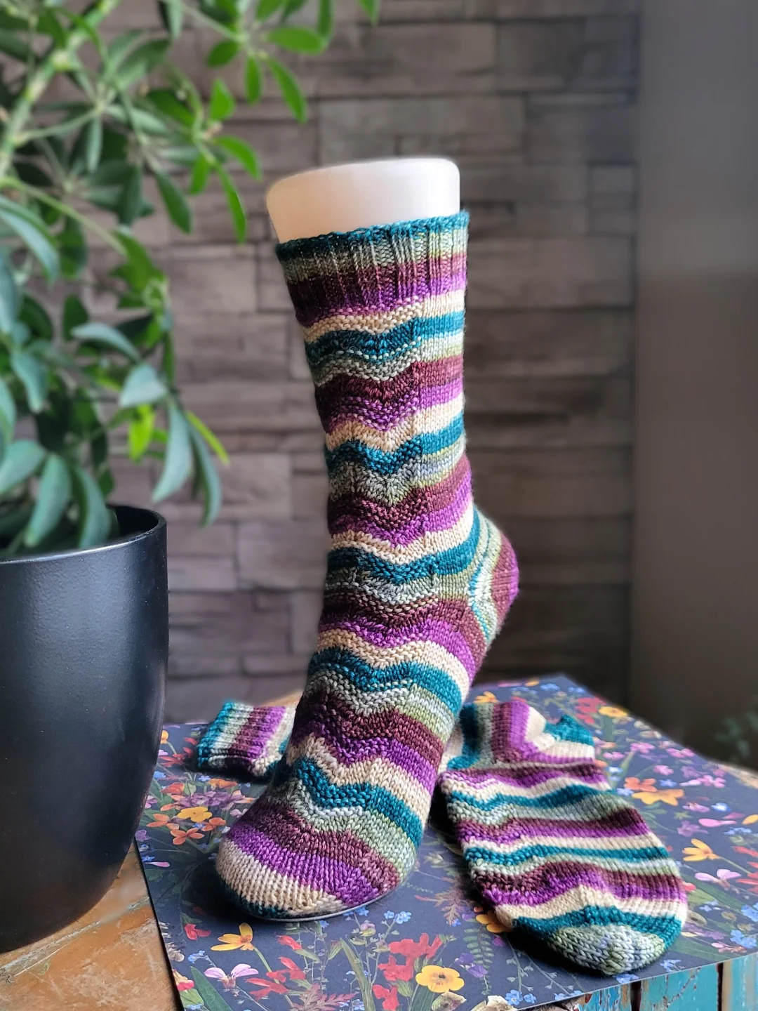 Wave the Way Socks | Knitting pattern and Optional kit - Image 3